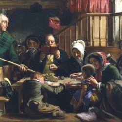 Collecting the Offering in a Scottish Kirk